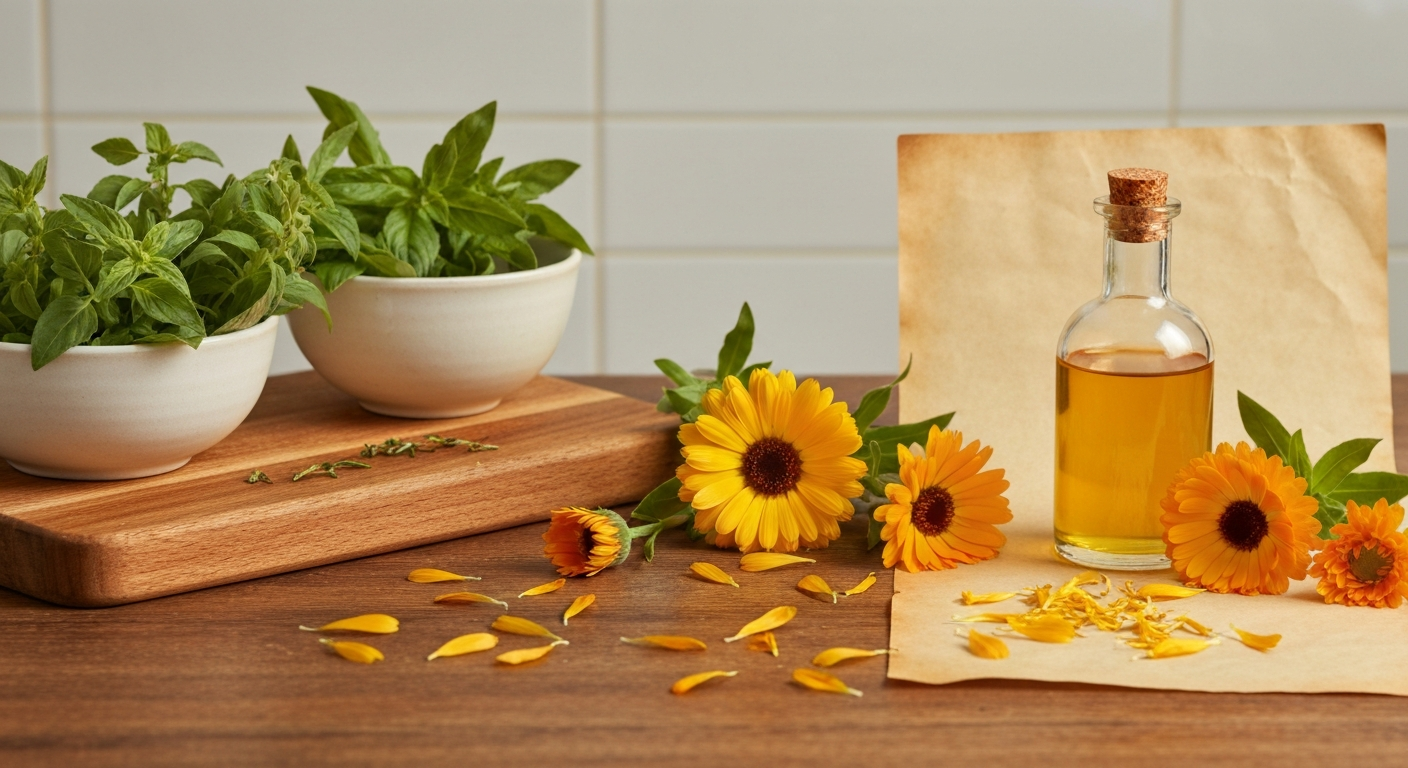 DIY Calendula Shaving Oil Recipe for Razor Burn Prevention